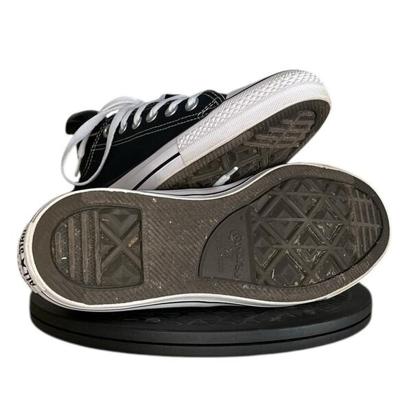 Unisex Converse Chuck Taylor All Star Ox M9166 Canvas Sneaker Size M7/W9 Black - Picture 5 of 6